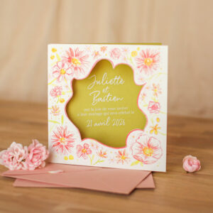 Printemps fleuri Faire-part
