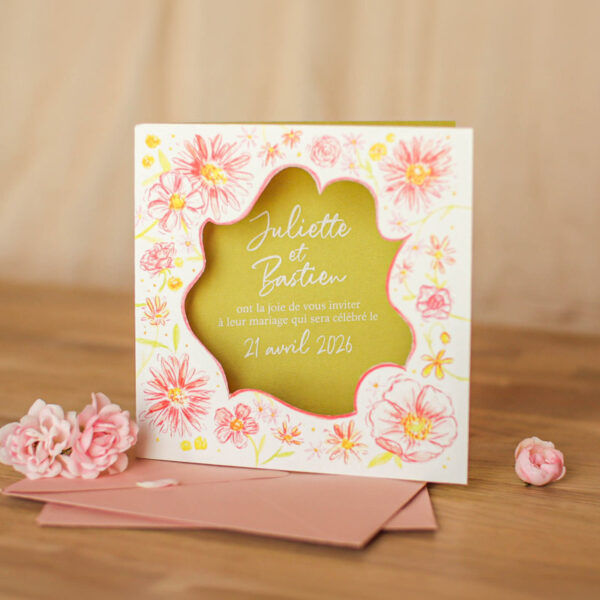 Printemps fleuri Faire-part